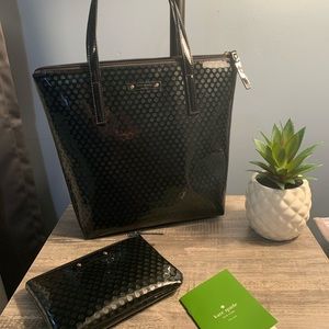 Kate Spade patton leather bag and wallet